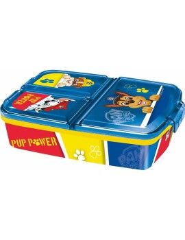 Lancheira com Compartimentos The Paw Patrol Pup Power Polipropileno 19,5 x 16,5 x 6,7 cm