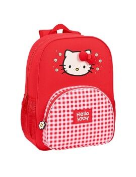 Mochila Escolar Hello Kitty Spring Rojo (33 x 42 x 14 cm)