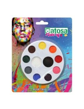 Pintura de Cara Multicolor Paleta Tinta a base de agua