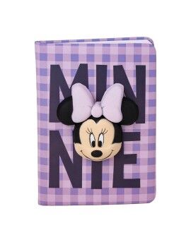 Cuaderno de Notas Minnie Mouse SQUISHY Lila 18 x 13 x 1 cm