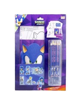 Set de Papelaria Sonic Roxo