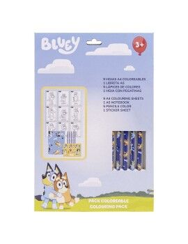 Set de Papelería Bluey 16 Piezas Azul