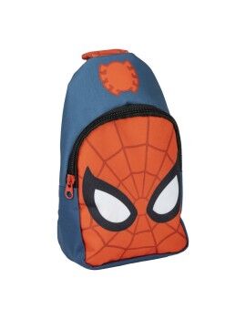 Mochila Infantil Spider-Man Bandolera Azul Rojo 13 x 23 x 7 cm