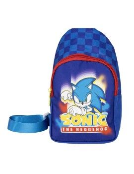 Mochila Infantil Sonic Azul 13 x 23 x 7 cm