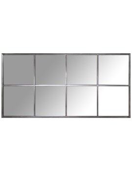 Espejo de pared Alexandra House Living Plateado Metal Ventana 8 x 151 x 79 cm