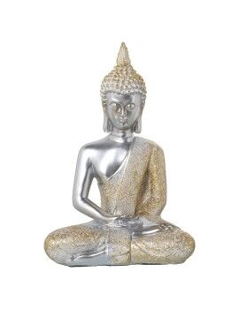 Figura Decorativa Alexandra House Living Dourado Prateado Acrílico Plástico Melamina Buda