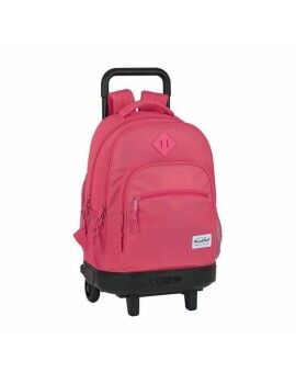 Mochila Escolar com Rodas Compact BlackFit8 M918 Cor de Rosa (33 x 45 x 22 cm)