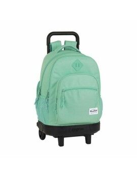 Mochila Escolar com Rodas Compact BlackFit8 M918 Turquesa 33 X 45 X 22 cm