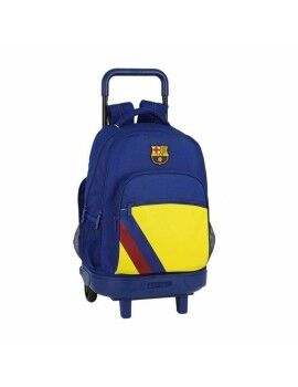 Mochila Escolar com Rodas Compact F.C. Barcelona 612025918 Azul (33 x 45 x 22 cm)