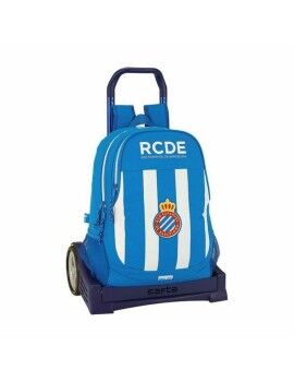 Mochila Escolar com Rodas Evolution RCD Espanyol