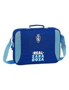 Cartera Escolar Real Zaragoza Azul Azul claro (38 x 28 x 6 cm)