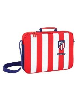 Cartera Escolar Atlético Madrid Rojo Azul Blanco (38 x 28 x 6 cm)