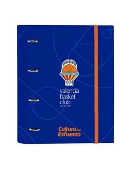 Carpeta de anillas Valencia Basket M666 Azul Naranja (27 x 32 x 3.5 cm)