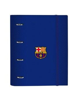 Carpeta de anillas F.C. Barcelona 512029666 Granate Azul marino (27 x 32 x 3.5 cm)