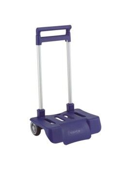 Carro Portamochilas Dobrável Safta Azul Marinho 30 x 85 x 23 cm