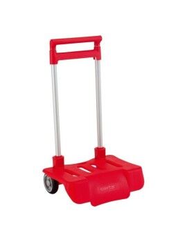 Carro Portamochilas Dobrável Safta Vermelho 30 x 85 x 23 cm