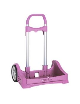 Trolley para Mochila Safta Cor de Rosa 40 x 85 x 28 cm