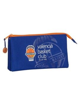 Estojo Valencia Basket Azul Laranja