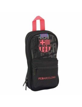 Mochila com Estojo F.C. Barcelona Preto 12 x 23 x 5 cm