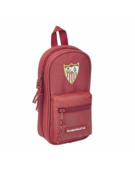 Plumier Mochila Sevilla Fútbol Club Rojo 12 x 23 x 5 cm