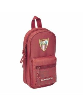 Plumier Mochila Sevilla Fútbol Club SAF411956747 Rojo 12 x 23 x 5 cm (33 Piezas)