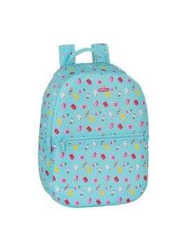 Mochila Escolar Safta Turquesa