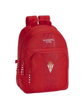 Mochila Escolar Real Sporting de Gijón Rojo