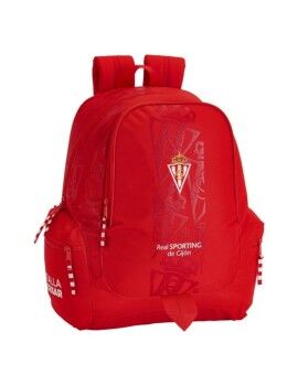 Mochila Escolar Real Sporting de Gijón Vermelho