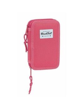 Plumier Doble BlackFit8 M854 Rosa 12.5 x 19.5 x 4 cm (28 piezas)