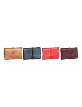 Organizador de Cabos DKD Home Decor Preto Multicolor Camel Poliuretano 29,5 x 1 x 14 cm (4 Unidades)