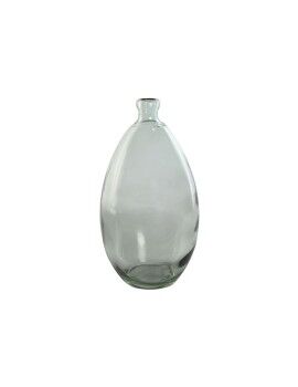 Vaso Home ESPRIT Turquesa Cristal 15 x 15 x 31 cm