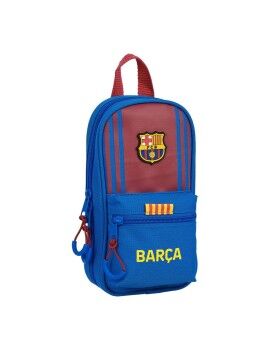 Mochila com Estojo F.C. Barcelona M847 Grená Azul Marinho 12 x 23 x 5 cm