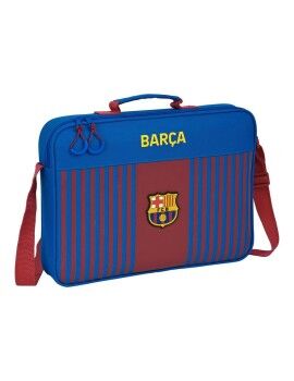 Cartera Escolar F.C. Barcelona Granate Azul marino (38 x 28 x 6 cm)