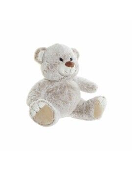 Peluche DKD Home Decor Castanho Bege Multicolor Plástico Urso 29 x 24 x 29 cm