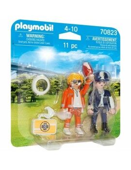 Playset Playmobil 70823 Doctor Policía 70823 (11 pcs)