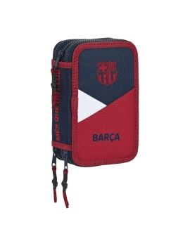 Plumier Triple F.C. Barcelona Corporativa Azul Granate (12.5 x 20.5 x 6 cm) (41 Piezas)