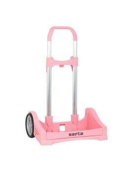 Trolley para Mochila Safta Rosa Claro