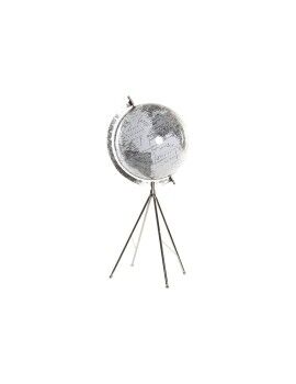 Globo Terraqueo DKD Home Decor Blanco Metal Plástico 27 x 25 x 61 cm