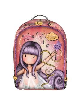 Mochila Escolar Little Dancer Gorjuss Little dancer Salmão (32 x 45 x 13.5 cm)