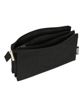 Bolsa Escolar Safta Preto (22 x 12 x 3 cm)