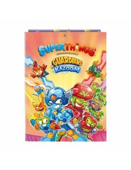 Pasta SuperThings Guardians of Kazoom Roxo Amarelo A4 (26 x 33.5 x 2.5 cm)