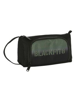 Estojo Escolar com Acessórios BlackFit8 Gradient Preto Verde militar (32 Peças)