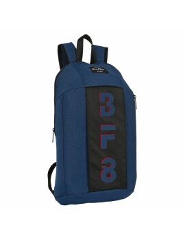 Mochila Infantil BlackFit8 Urban Mini Preto Azul Marinho (22 x 39 x 10 cm)