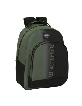 Mochila Escolar BlackFit8 Gradient Preto Verde militar 32 x 42 x 15 cm