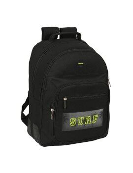 Mochila Escolar Safta Surf Negro 32 x 42 x 15 cm