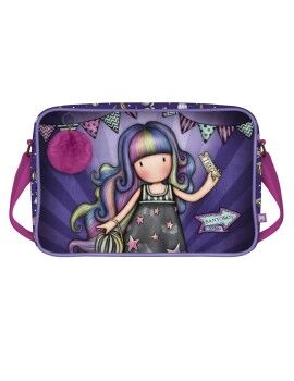 Cartera Escolar Gorjuss Up and away Morado (35 x 26.5 x 10.5 cm)