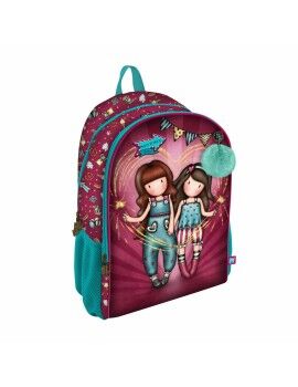 Mochila Escolar Gorjuss Fireworks Granate 31.5 x 44 x 22.5 cm