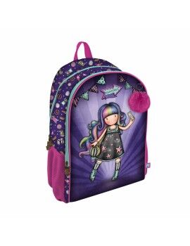 Mochila Escolar Gorjuss Up and away Morado 31.5 x 40 x 22.5 cm