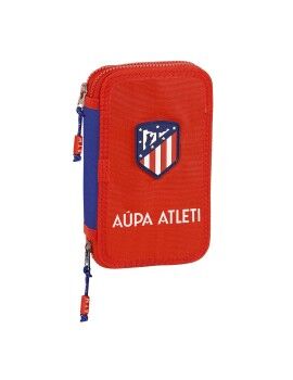 Plumier Doble Atlético Madrid Rojo Azul marino (28 piezas)