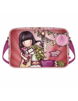 Cartera Escolar Gorjuss Carousel Salmón (35 x 26.5 x 10.5 cm)